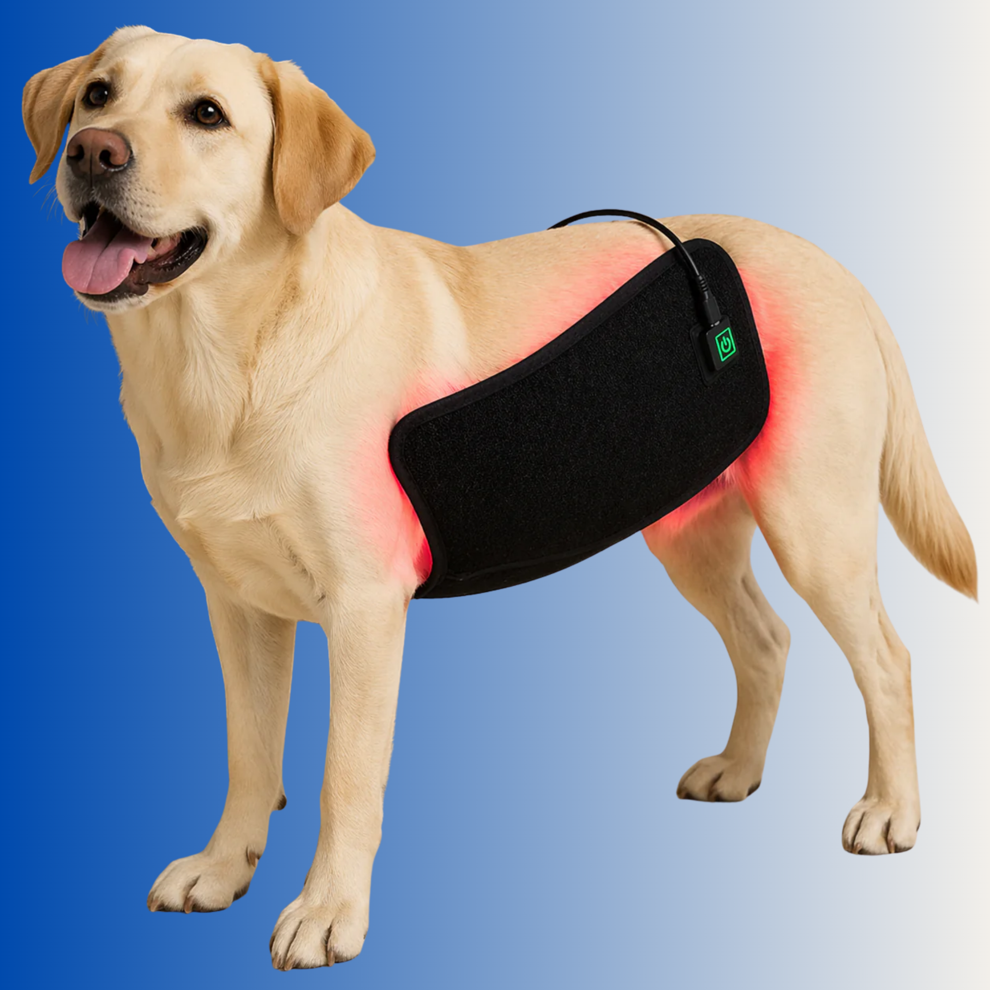 Far Infrared Red Light Therapy Pad for Dogs – Pet Rehabilitation & Bone Healing Wrap (Battery-Free, 105℃ Heat Resistant)