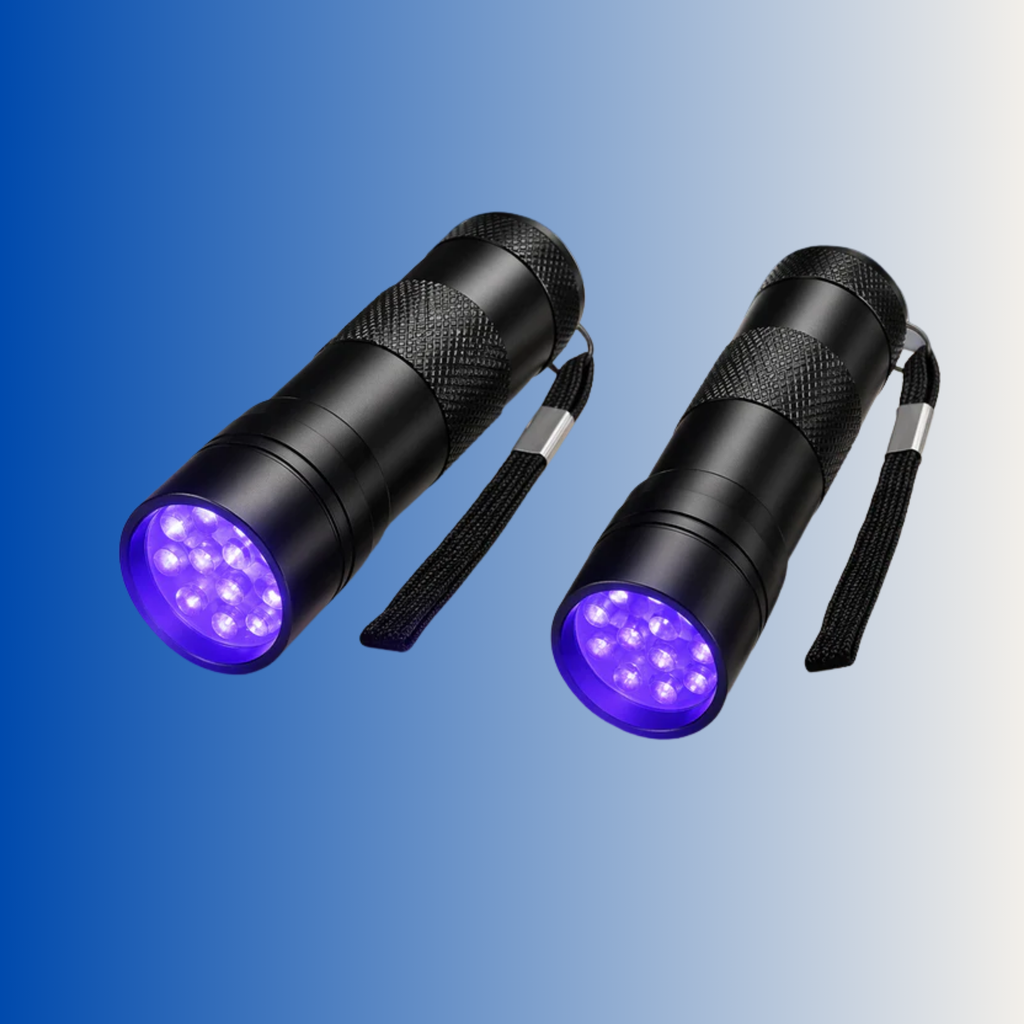 UV Blacklight Flashlight – Portable LED UV Torch for Pet Stains, Leak Detection & Fluorescent Inspection