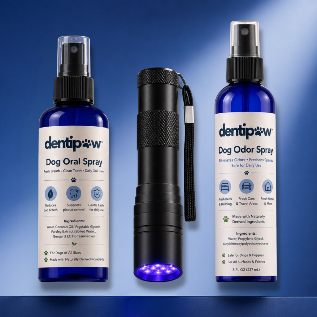 Stop Bad Breath & Hidden Pet Odors – 3-Step Dog Freshness System