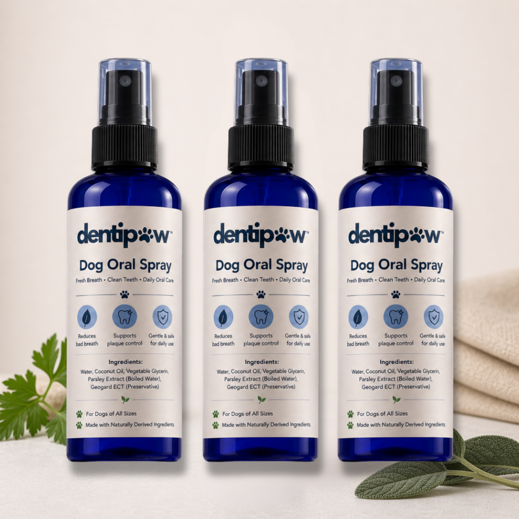 3-Pack Pet Oral Spray for Dogs & Cats (60ml Each) – Fresh Breath, Tartar Control & No-Brush Dental Care Solution
